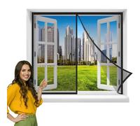 Zanzariera magnetica per porta 90x140cm Porta protezione dagli insetti senza forature montaggio semplice con adesivo per soggiorno terrazza camera da letto chiusura automatica Nero