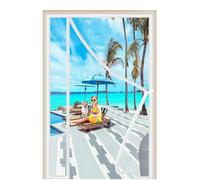 Zanzariera Magnetica per Porta Bianco 195x285cm con Calamite e Nastri Autoadesivi Zanzariera Magnetica Impedendo agli Insetti di Entrare per Casa Balcone