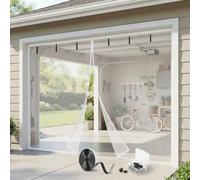 Zanzariera Magnetica per Porta del Garage, Chiusura Automatica Mani Libere