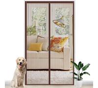 Zanzariera magnetica per porta, in rete, 100 x 250 cm, anti zanzare, con potenti magneti, chiusura automatica, tiene lontani gli insetti e l'aria fresca