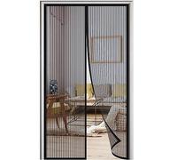 Zanzariera Magnetica per Porta, Traspirante Anti Insetti Chiusura Automatica Tenda Zanzariera Porta Facile da Installare per Balcone Soggiorno Patio-Black-A|| 70x200cm(27x78inch)