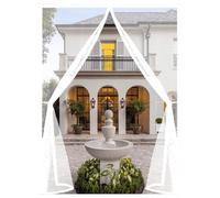 Zanzariera Magnetica per Porte 120 x 160 cm Facile da Installare, Non È Necessario Praticare Fori Tenda Magnetica per Porte Finestre Balcone, Bianco