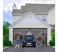 Zanzariera Magnetica per Porte, 230x185cm Tenda Magnetica Zanzariera Porta, Nessun Attrezzo Richiesto, Facile da Installare, Adatto a Bambini e Animali Domestici (Nero)