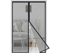 Zanzariera Magnetica per Porte 70x95CM Fibra di vetro,Rete Fine，si Chiude da Sola，Zanzariera Magnetica per Porte Finestra，Facile da Installare，Ritardante di fiamma, resistente agli strappi，Nero