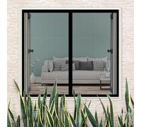 Zanzariera Magnetica per Porte 84 x 125 cm Anti Zanzare, Easy to Install, L'Aria Può Circolare Liberamente Tende Zanzariere con Calamita per Balcone Soggiorno Cantine, Nero