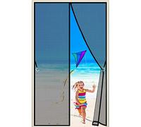 Zanzariera Magnetica per Porte, personalizzabile, 130x235cm, Tenda Zanzariere Porta Rete Superfine Porte Zanzariera Tenda Zanzariera Impedendo agli Insetti di entrare, Nero