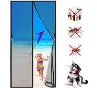Zanzariera Magnetica per Porte, personalizzabile, 85x245cm, Zanzariere Per Finestre, Facile da Installare per Tutti Terrazza Porte E Finestre, Tenda Anti-insetti Zanzare, Nero