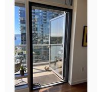 Zanzariera magnetica per porte Porta Pieghevole Anti-mosche Salvaspazio Per Patio E Ingresso, Design Compatto Personalizzabile Per Porte Piccole/grandi, Leggera E Lascia Entrare La Brezza.(202x200cm)