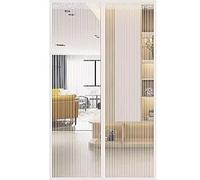 Zanzariera Magnetica per Porte Rete 150 x 230 cm Automaticamente Chiude Balcone Rete Superfine Tenda Totalmente Magnetica Facile da installare Si Chiude da Sola Bianco