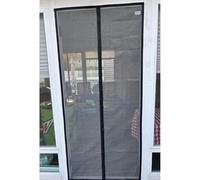 Zanzariera magnetica per porte Zanzariera A Rete Resistente Agli Strappi Con Chiusura Magnetica, Porta Con Zanzariera A Banda Magnetica Completa Di Ricambio Temporaneo Con Gancio E Anello(113x82in/287
