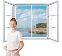 Zanzariera Magnetica Porta Finestra 105x140cm Traspirante Zanzariere Tende Zanzariere Facile da Montare Senza Perforazione Senza Far Entrare Insetti Bianco