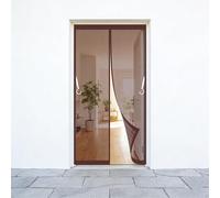 Zanzariera Magnetica Porta Finestra 60 x 120 cm Facile da Installare Chiusura Automatica Anti Zanzare con Calamita Tenda Zanzariera per Balcone Cantine Terrazze, Marrone
