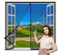 Zanzariera Magnetica Porta Finestra Nero 70x115cm Chiusura Automatica Tenda Anti Zanzare Insetti Facile da Montare Senza Forare per Porte D'Ingresso Porte Cortili