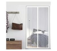 Zanzariera magnetica Tende magnetica autoadescante for porta, schermo divisorio a mani libere, autoadesiva non perforata, crittografata, silenziosa per Tenere lontani gli insetti(White,85x220CM)