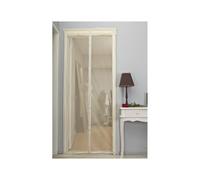 ZANZARIERA MAGNETICA UNIVERSALE 120 X 210 CM MAGNETI TENDA COLORE PANNA BEIGE