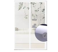 Zanzariera magnetica Zanzariera magnetica bianca, zanzariera autoadescante, rete for porte, autoadesiva for uso domestico per Tenere lontani gli insetti(Height205cm,Width130cm)