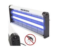 ZANZARIERA NEON ELETTRICA 8/12/40 WATT LAMPADA UV LED ANTI ZANZARE MOSCHE