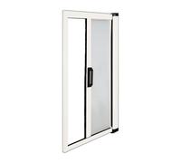 Zanzariera Orizzontale a Rullo Su Misura con Bottoncini Antivento - Apertura Laterale a Molla - Altezza: 250 CM, Larghezza: 100 CM