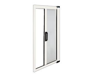 Zanzariera Orizzontale a Rullo Su Misura con Bottoncini Antivento - Apertura Laterale a Molla - Altezza: 250 CM, Larghezza: 100 CM