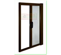 ZANZARIERA ORIZZONTALE PER PORTA AVVOLGIBILE 140X240 CON TELAIO RIDUCIBILE