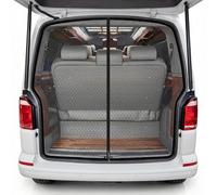 Zanzariera per auto compatibile con VW T5 T6, zanzariere e privacy per porta laterale/porta posteriore con cerniera centrale e telaio magnetico, rete di ventilazione traspirante per campeggio