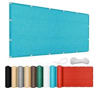 Zanzariera per balcone, resistente, 35 x 300 cm, protezione UV al 98%, resistente alle intemperie, copertura antivento per giardino e balcone, colore azzurro cielo