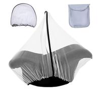 Zanzariera per culla | Copertura zanzariera per passeggino - barriera elastica a maglia fine con borsa portaoggetti per culle, culle, seggiolini auto, parco urbano, spiaggia, picnic