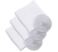 Zanzariera per finestra, confezione da 3 pezzi, per fai da te, autoadesiva, protezione per insetti e api, con 3 rotoli di nastro adesivo, adatta a più finestre