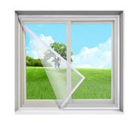 Zanzariera per Finestre,110x170cm,bianco Completamente Zanzariera Porta Finestra per Tende Finestre e Finestre, Efficace Prevenzione Zanzare E Insetti