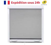 Zanzariera per finestre 125 x 145 cm in alluminio ritagliabile