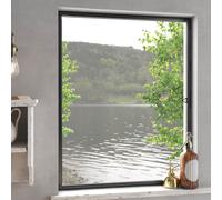 Zanzariera per finestre Antracite 130 x 150 cm