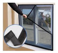 Zanzariera per Finestre Autoadesiva 70 x 145 cm, Protezione per Insetti e Api, Lavabile, Rete