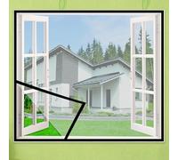 Zanzariera per finestre, autoadesiva, senza fori, 45 x 65 cm, per lucernari (protezione leggera per la privacy)