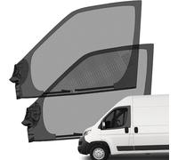 Zanzariera per Finestrino Auto per FIAT Ducato/Peugeot Boxer/Citroen Relay 2006-2025, Protezione Contro le Zanzare, 2 Pezzi Protezione Solare per Finestrini Dell'Auto