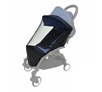 Zanzariera per passeggino Babyzen Yoyo 2/Yoya, protezione anti-insetti, con tasca per piedi, colore: nero