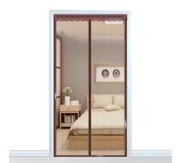 Zanzariera per porta finestra, 185 x 260 cm (larghezza x altezza) con magneti migliorati, molto denso tenda per porta anti mosca, zanzariera per porta d'ingresso balcone scorrevole, caffè strisce