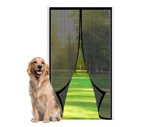 Zanzariera per Porta Magnetica 77 x 233 cm Robusta Traspirante Zanzariera Magnetiche per Porte Finestre per Porte D'Ingresso, Finestra, Nero