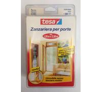 ZANZARIERA PER PORTE A 2 PANNELLI RETE BIANCA misura H.2,50xL.1,20 MT.