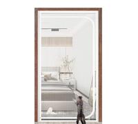 Zanzariera per porte, Porta for zanzariera a prova di gatto, dimensioni multiple, schermo a rete for animali domestici con cerniera(B,80x200cm)