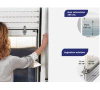 Zanzariera per tapparelle - Marrone 100x160 cm.