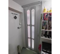 Zanzariera pieghevole in PVC, porta scorrevole retrattile per spazi interni, camera da letto, dispensa, bagno, lavanderia, armadio, cantina divisorio
