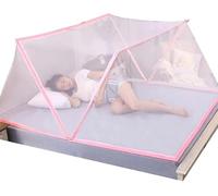 Zanzariera pieghevole per letto matrimoniale, tenda anti-zanzare pop-up, baldacchino portatile, facile da installare, maglia ultra fine, ideale per camera da letto, campeggio, viaggi