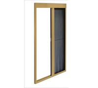 Zanzariera plissettata orizzontale Irs 120x240 cm bronzo Bronzo