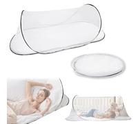 Zanzariera Pop Up, Zanzariera da Campeggio, Zanzariera da Letto Rigida, Zanzariera Pieghevole, Zanzariera Portatile Bianca Antizanzare, Zanzariere Pieghevole, Adatto per Uso Interno ed Esterno