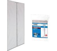 Zanzariera Porta Ecco Magnet Irs Poliestere Grigio Pannelli 2 cm 140 H.cm