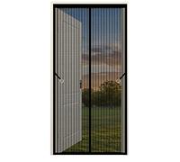 Zanzariera Porta Finestra Magnetica 150 x 165 cm Tenda Zanzariera Con Magneti Circolazione Dell'Aria Naturale Autoadesivo Zanzariera Zanzariere Per Finestre Per Finestre Schermo, Nero