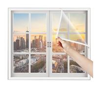 Zanzariera Porta Finestra Trasparente 90x165cm Bianco Zanzariera Tenda Porta Finestra Zanzariere per Finestre Piccole Tende Zanzariere