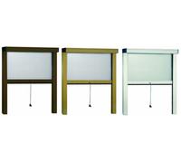 ZANZARIERA RULLO AVVOLGIBILE TELAIO ALLUMINIO VERTICALE KIT RIDUCIBILE A MISURA