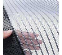 Zanzariera spessa, per porta del balcone, 110 x 210 cm, in fibra di vetro, protezione dagli insetti, 25 x 25, ultra fine, magneti più forti, chiusura automatica e antistrappo, facile da montare senza