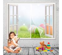 Zanzariera Tenda Magnetiche 30 x 130 cm Godetevi La Bella Estate con La Vostra Famiglia Tende Zanzariere con Calamita per Porte da Balcone, Cantine, Terrazze, Bianco